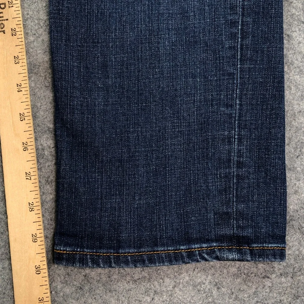 Lucky Brand Mens Athletic Slim Jeans 36x30 Blue Medium Wash Whiskered Denim